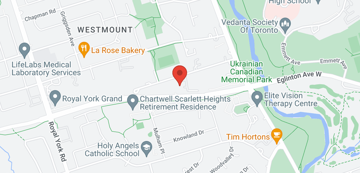 map of #505 -61 RICHVIEW RD